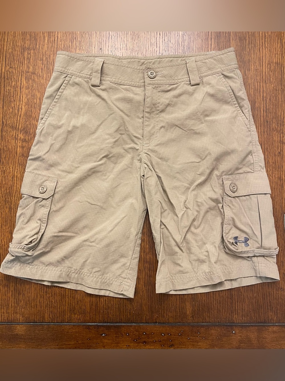 Under Armour Boy’s YLG Khaki Cargo Shorts